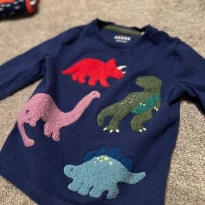🦕 Mini Boden Embroidered Dinosaur Shirt